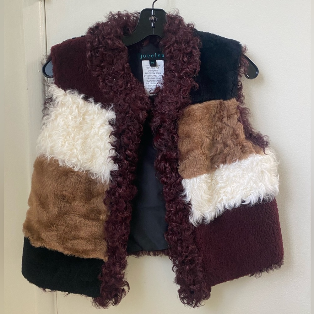 Jocelyn REAL FUR Vest - Size PS
